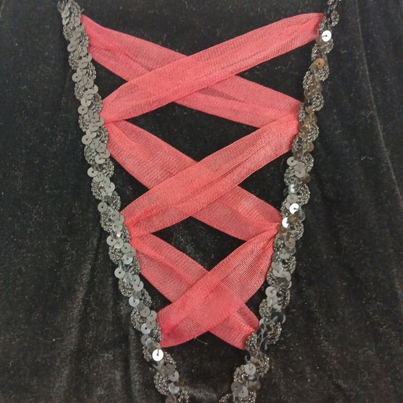 Dracula's Darling XL 14/16 Girls Halloween Costume Vampire Dress Black Tulle Set - Picture 14 of 15